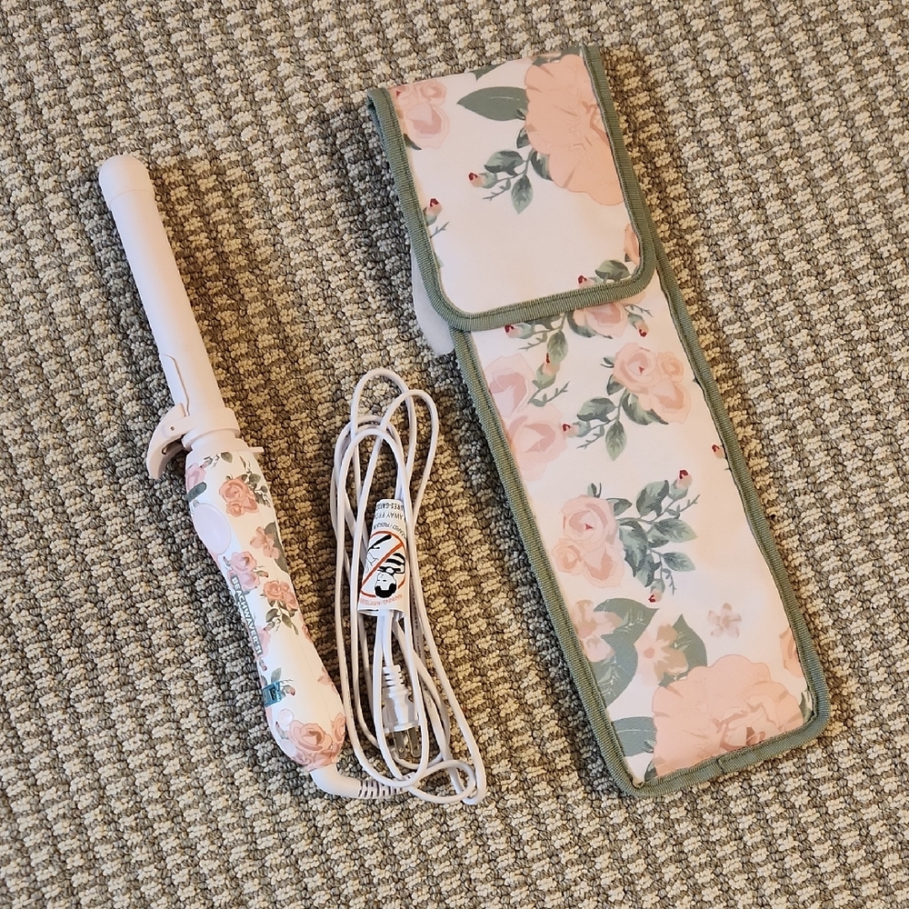The Beachwaver Co. Floral Hair Curler with Case